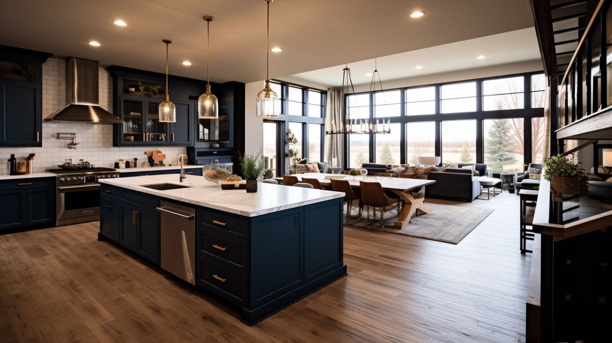 Premium kitchen interior by AS Infratech