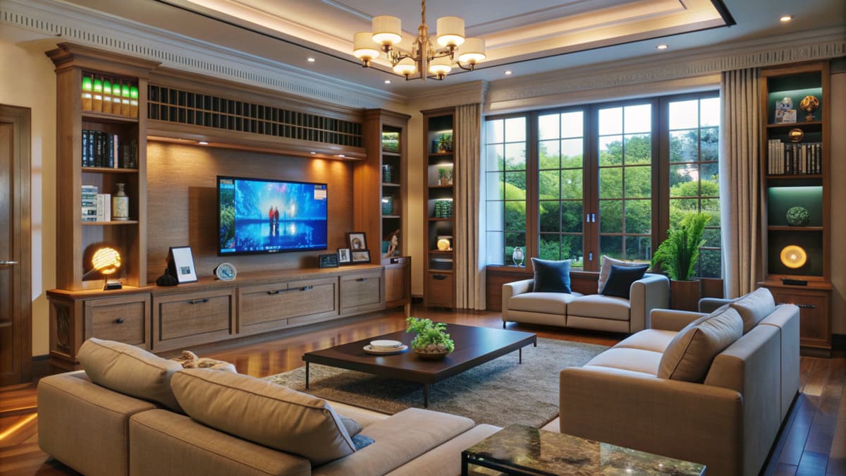 Contemporary living room interior design